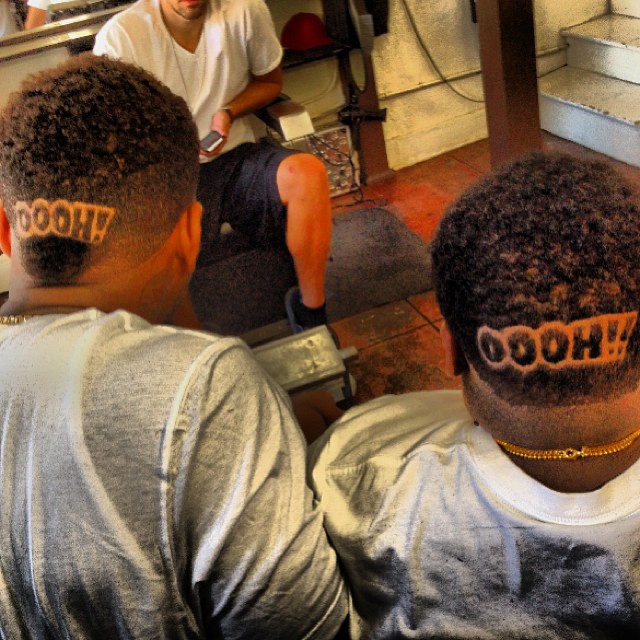 Lil Terrio & The Game just got them fresh cuts Ohhhhh Kill Em LOL