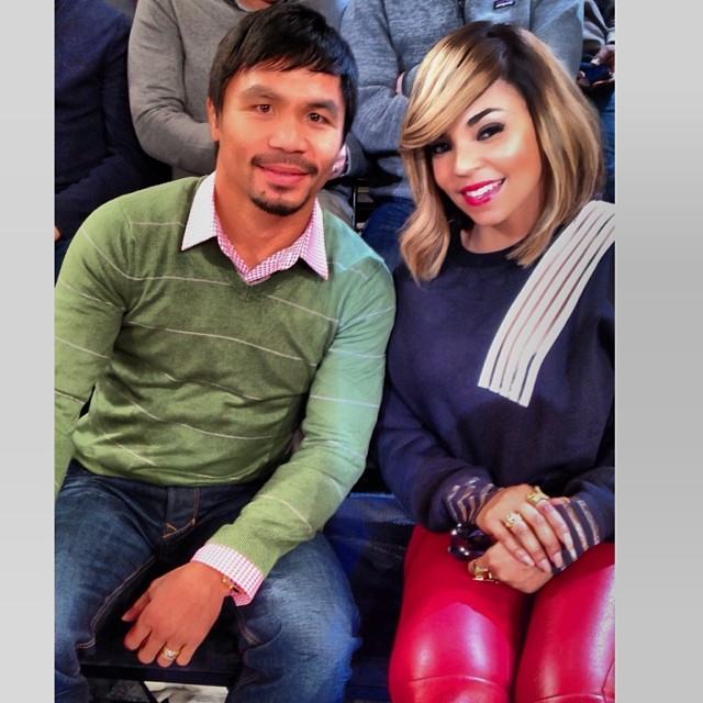Ashanti & Manny Pacquiao