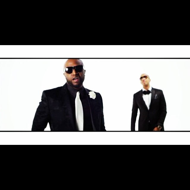 Rico Love & Ludacris On The Set Off They Don't Know Remix