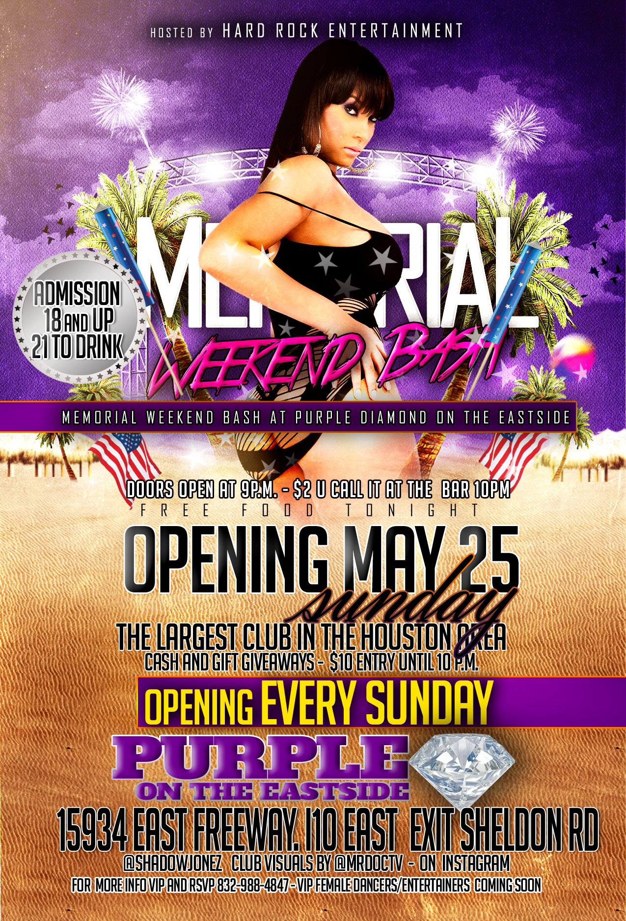 Memorial Day Weekend at Purple Diamond  The Box