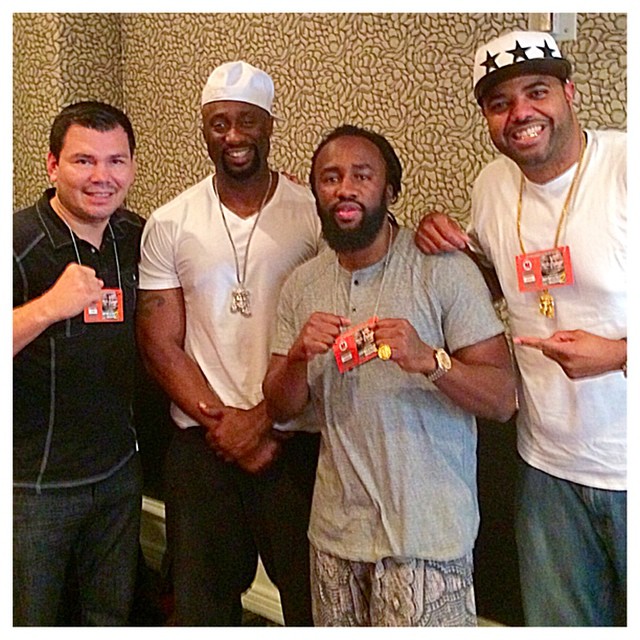 Left To Right Boxing legend Raul Marquez, J Mac, Kiotti & J-Que