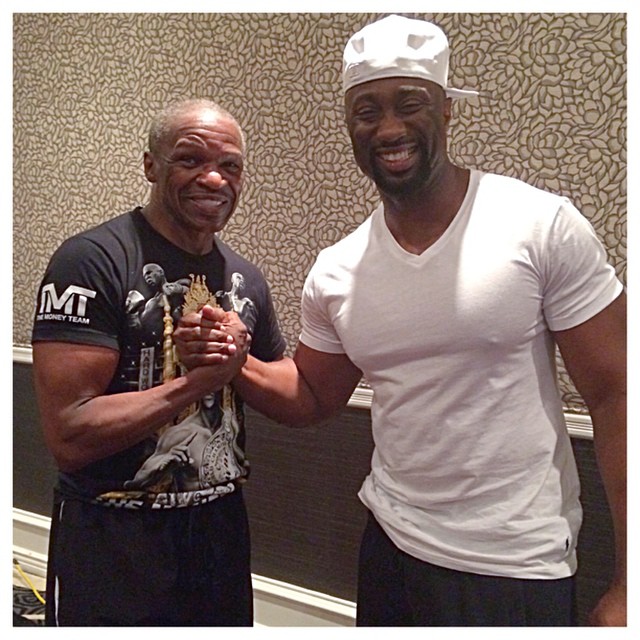 Left To Right Fllyod Mayweather Sr. And J Mac