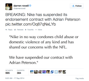 Nike Adrian Peterson Tweet 2014-09-18-at-11_28_17-AM