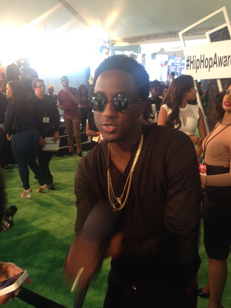 J-Que Invades The 2014 #HipHopAwards Green Carpet