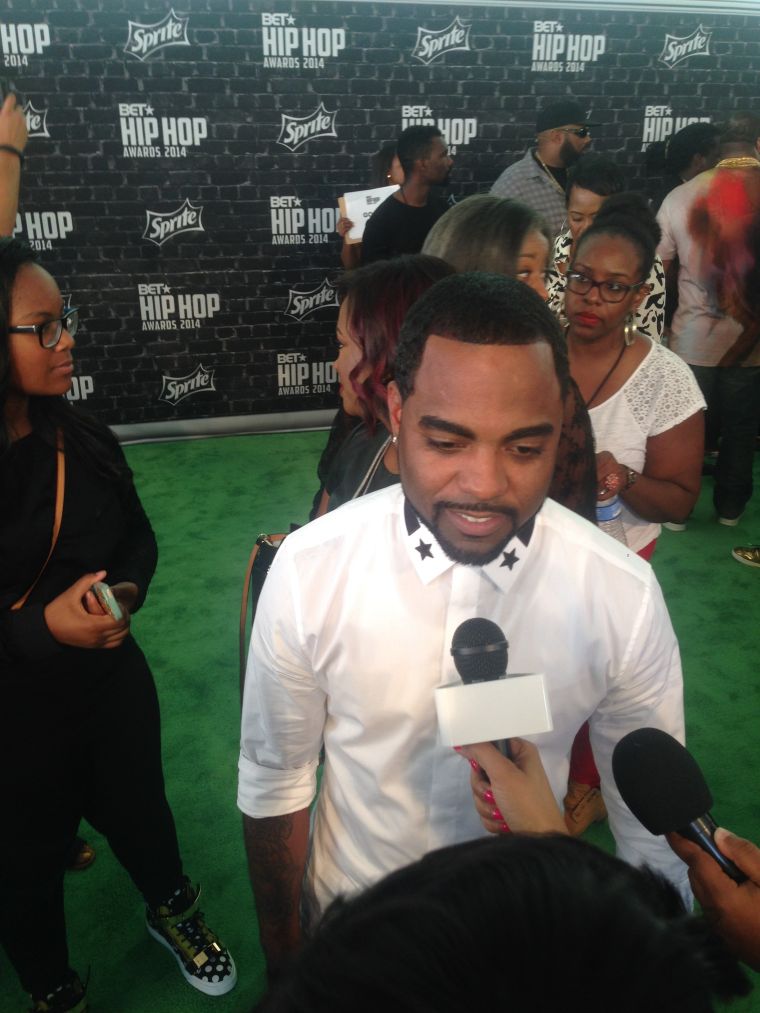 J-Que Invades The 2014 #HipHopAwards Green Carpet