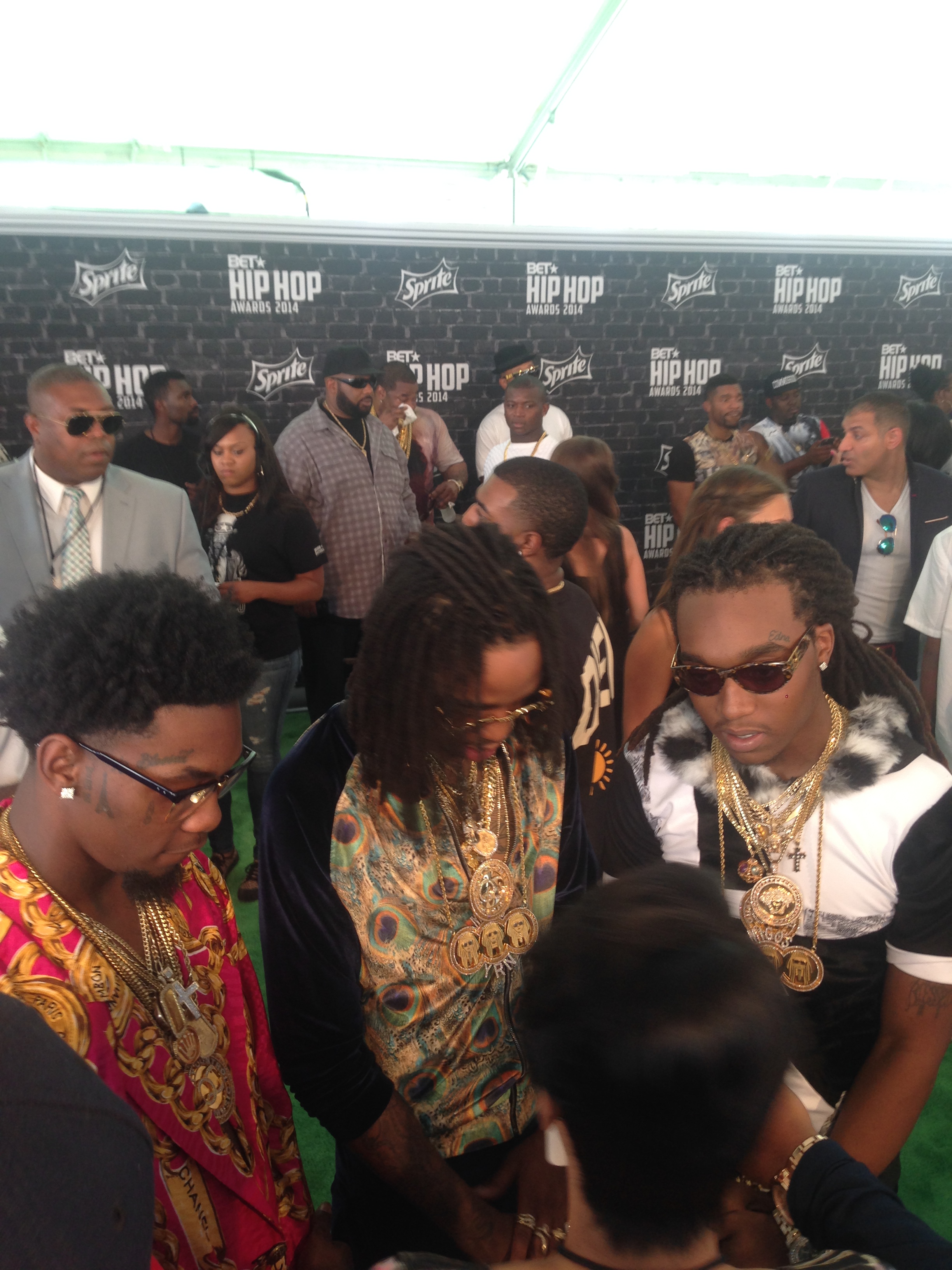 J-Que Invades The 2014 #HipHopAwards Green Carpet