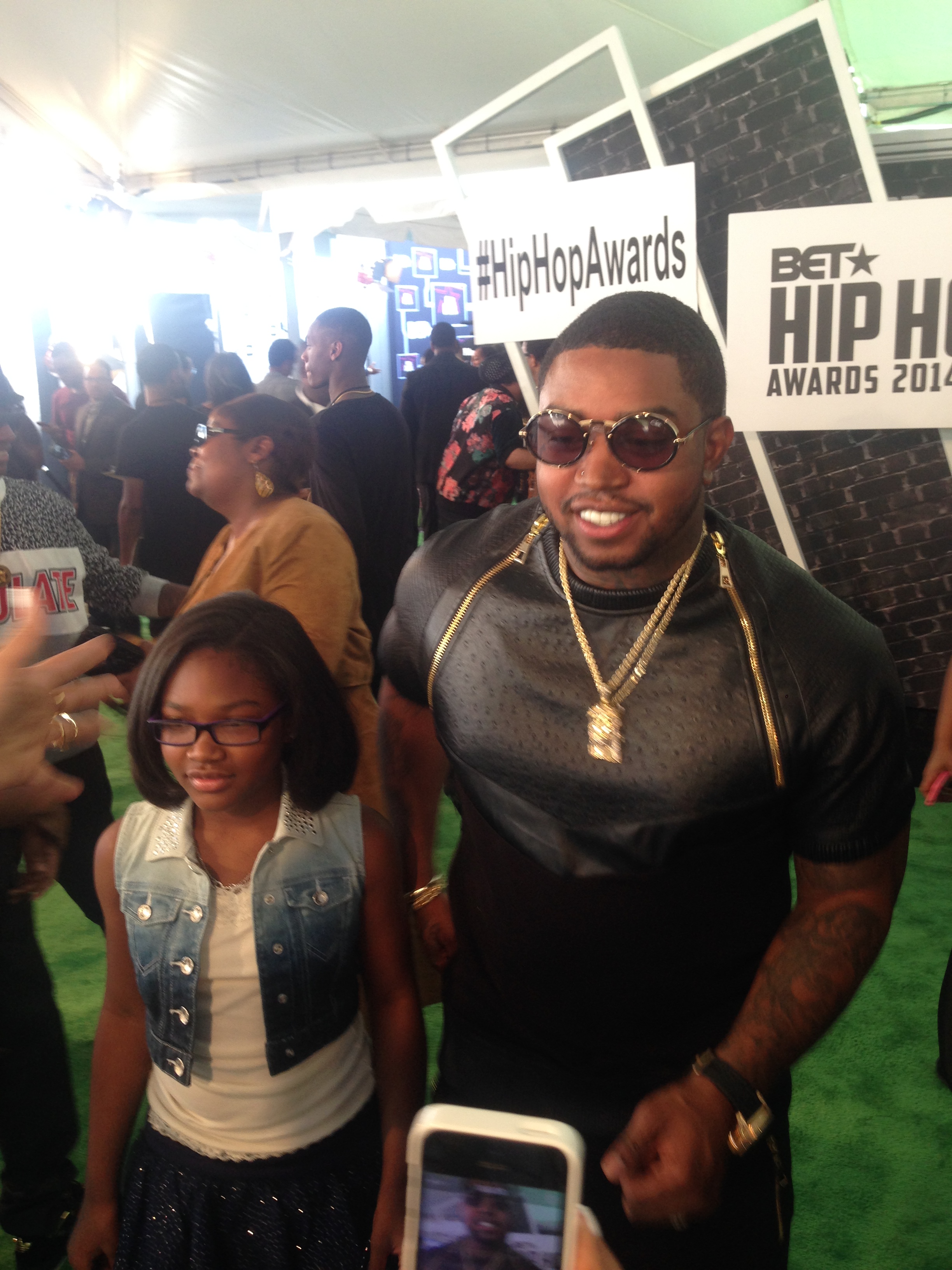 J-Que Invades The 2014 #HipHopAwards Green Carpet