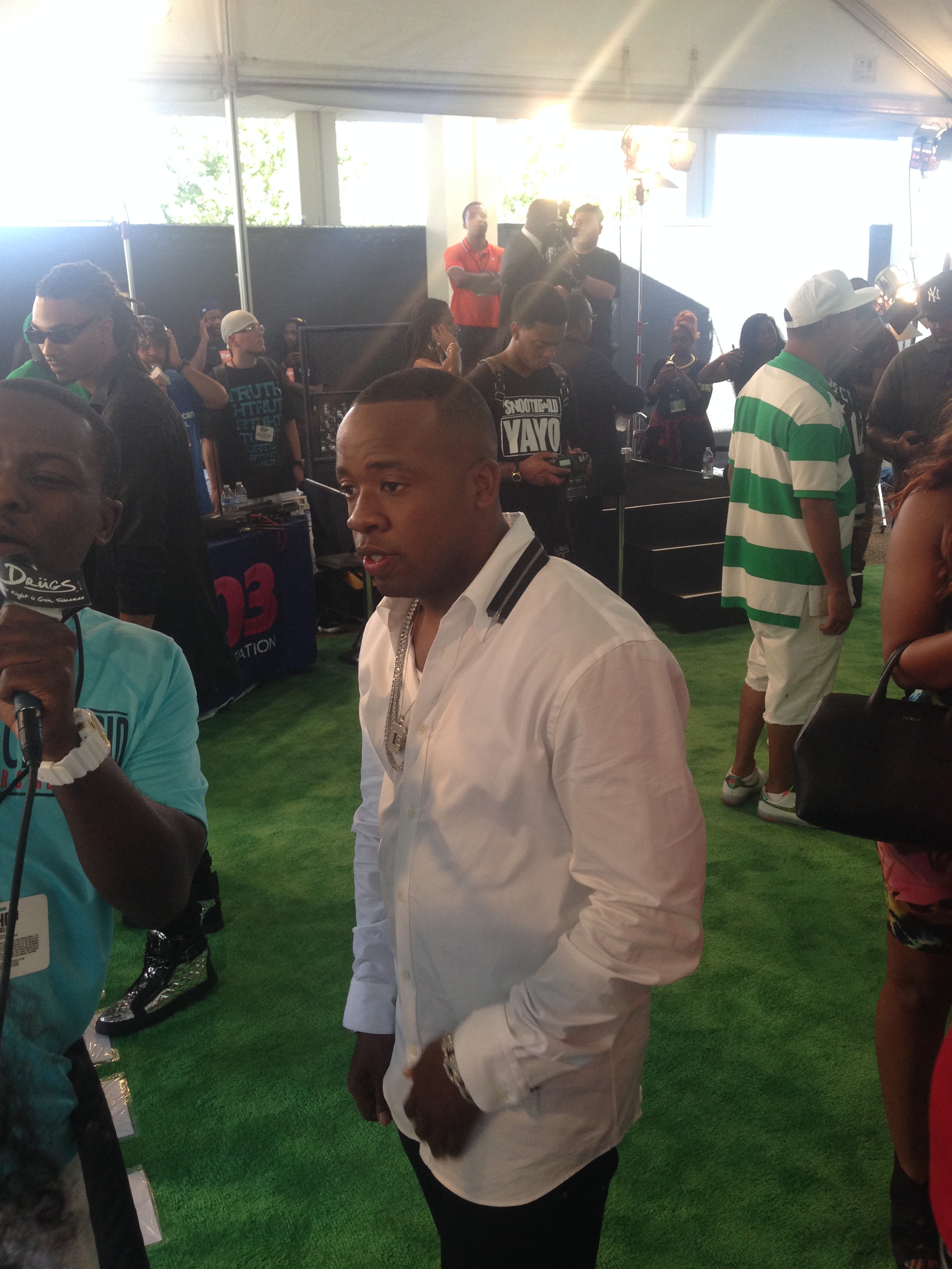 J-Que Invades The 2014 #HipHopAwards Green Carpet