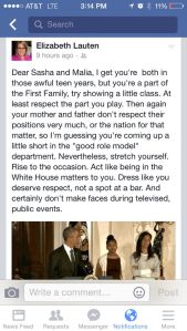 Letter to obamas daughters