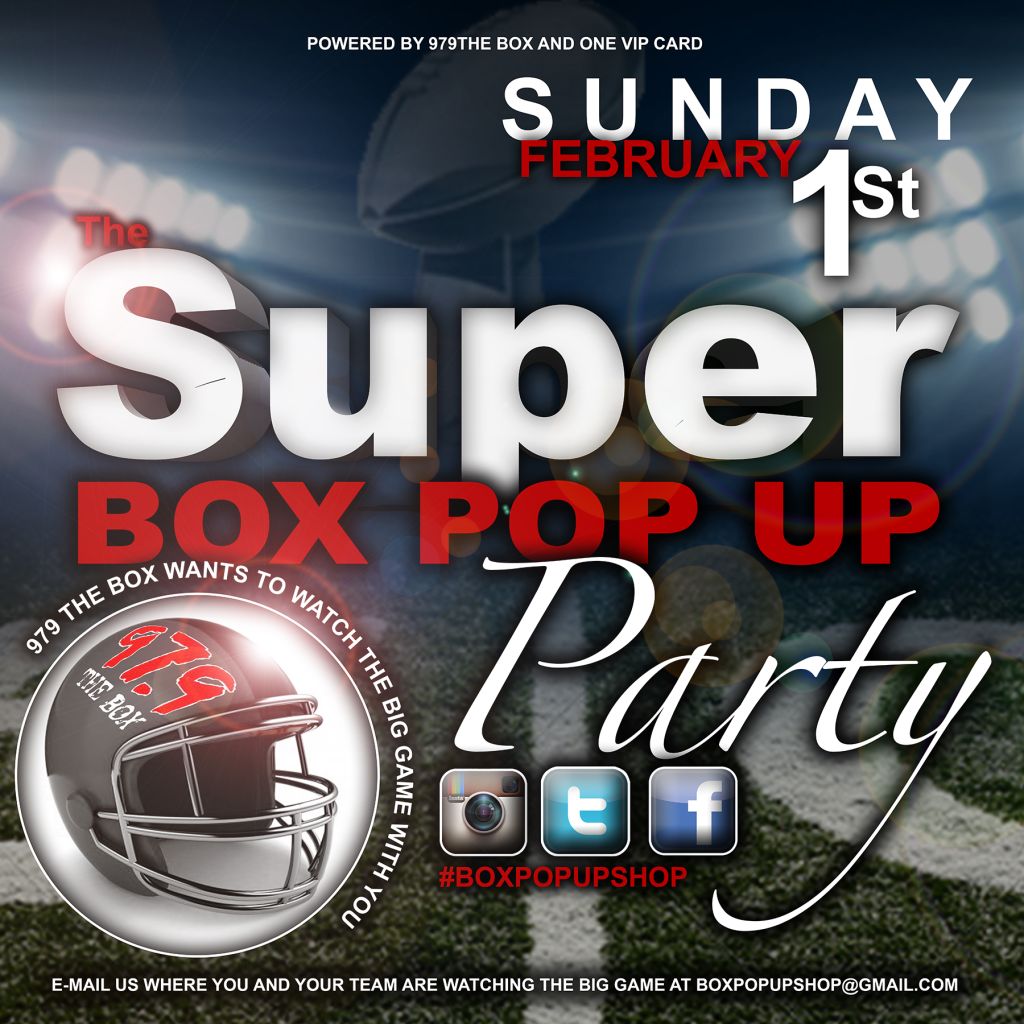 SUPER BOX POP UP PARTY Flyer