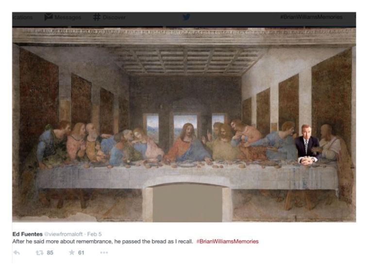 Brian at the last supper.