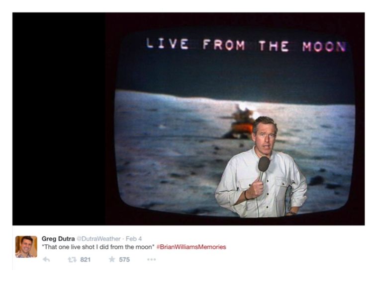 Brian on the Moon.