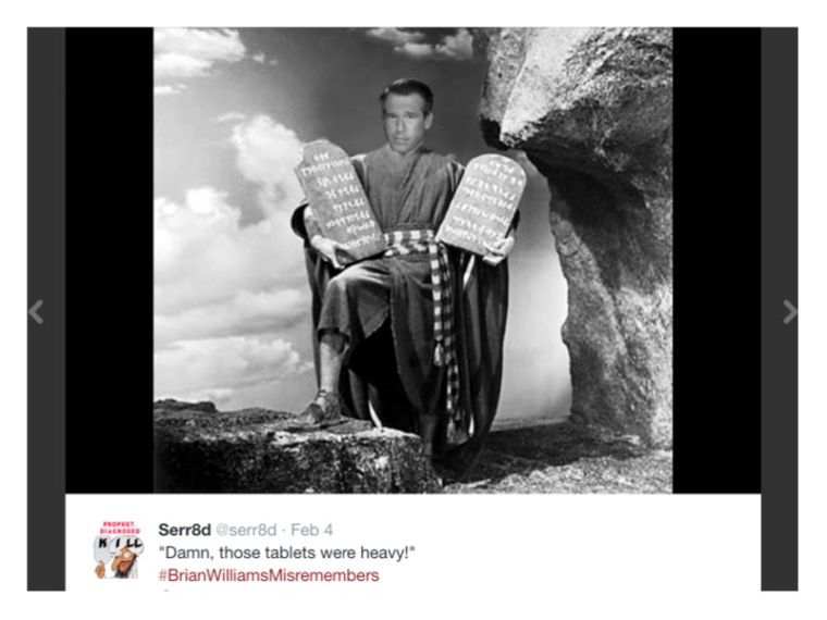 Brian with the 10 commandments.