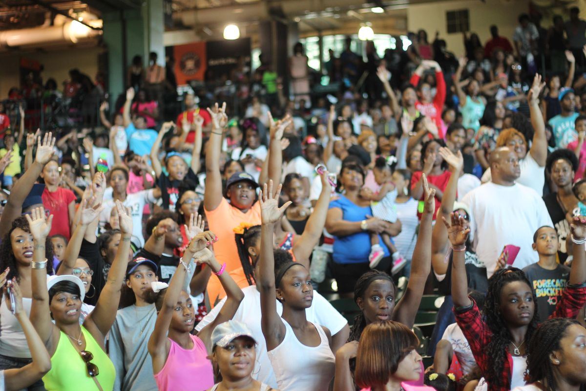 Houston Fit Family Fest Crowd Shots