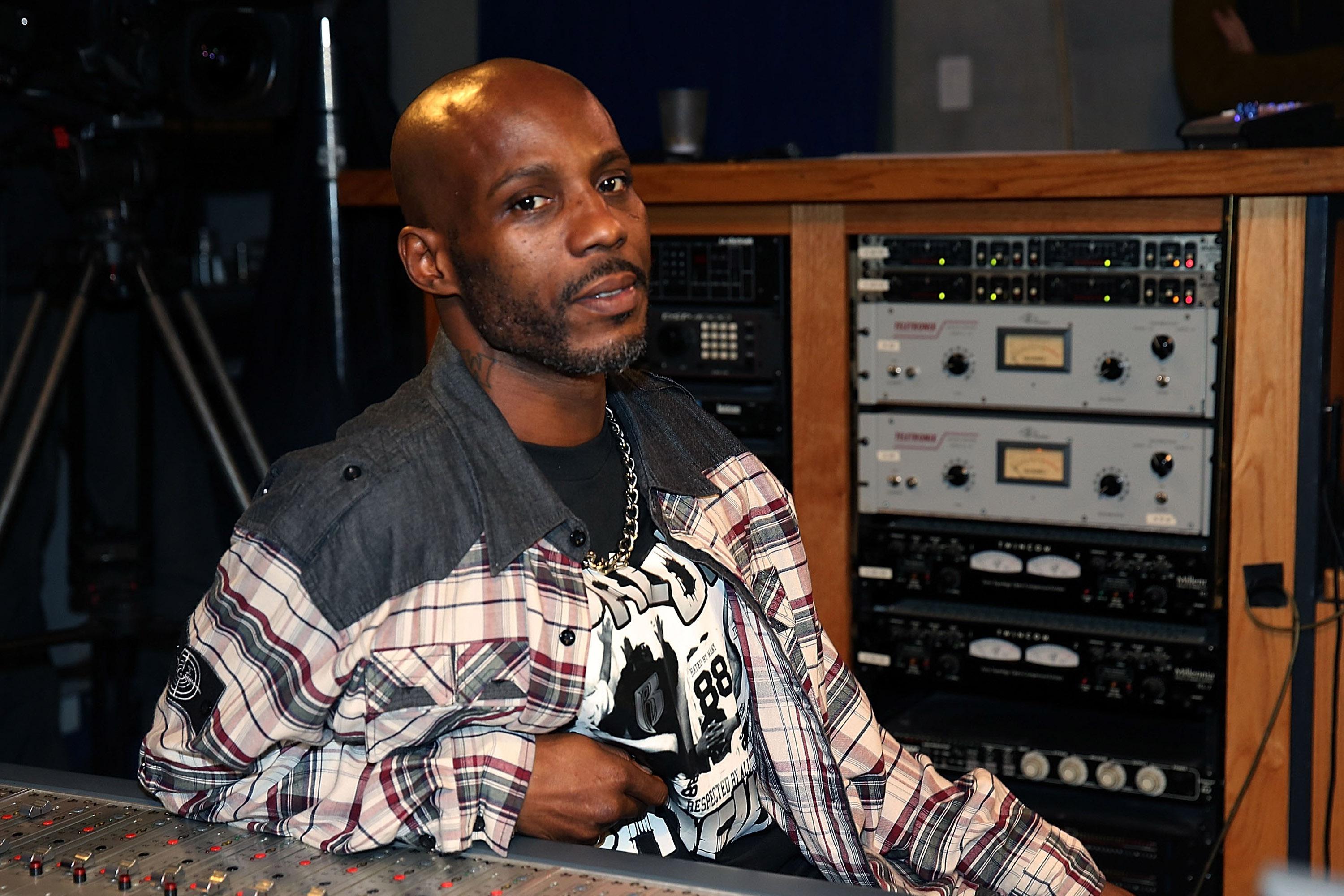 DMX Recording At Ruff Ryders Recording Studios