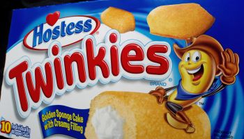 A view of a box of 10 Hostess Twinkies i