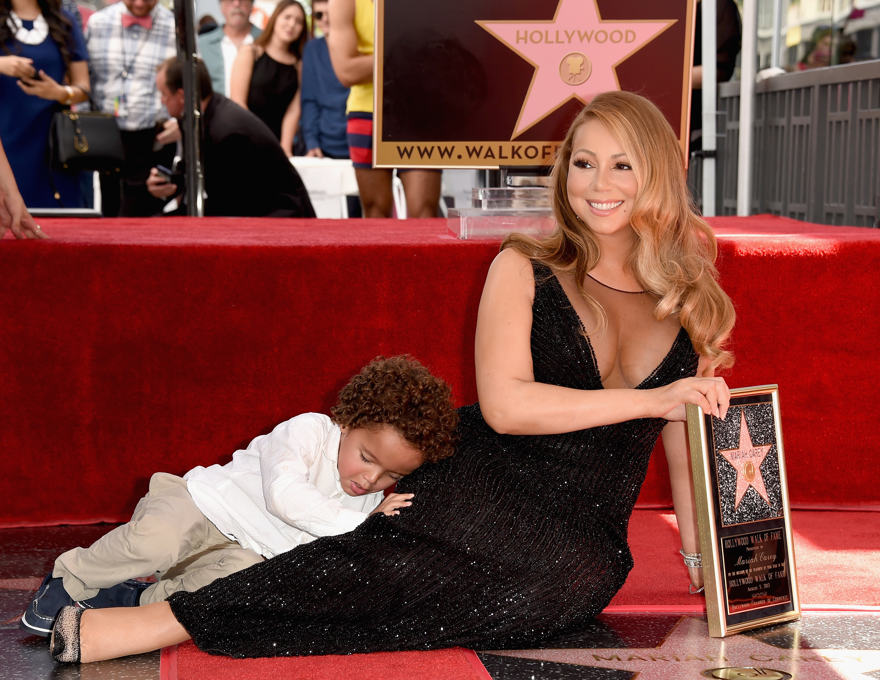 Mariah Carey Honored With Star On The Hollywood Walk Of Fame