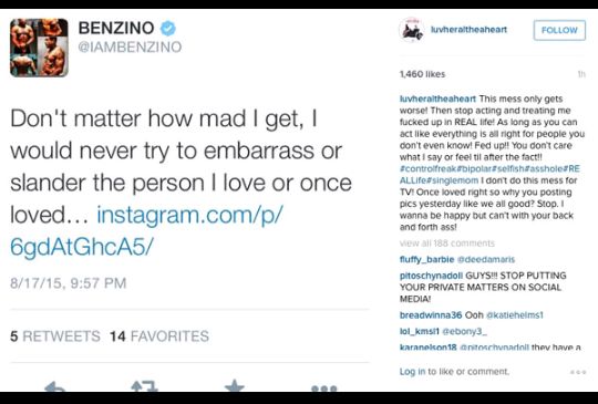 Benzino Tweet