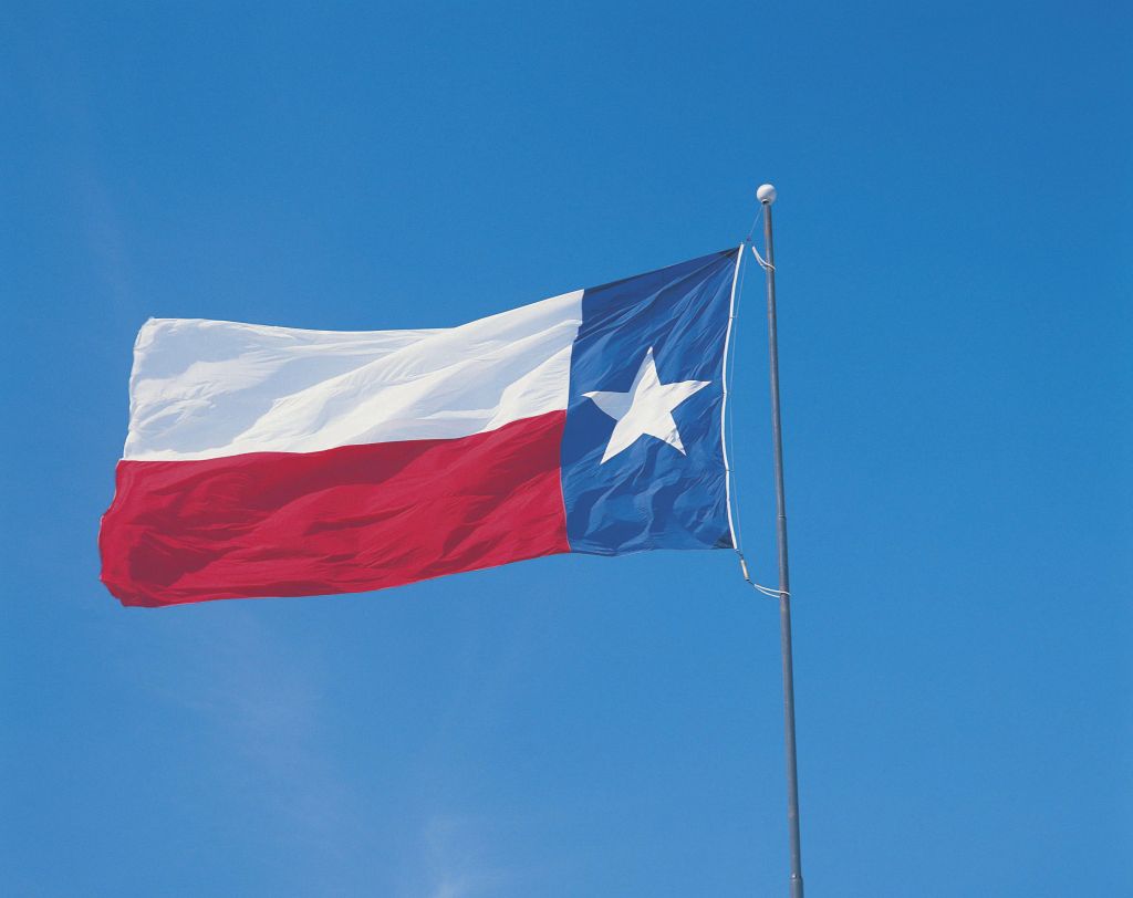 Texas state flag, USA