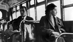 Rosa Parks On Bus
