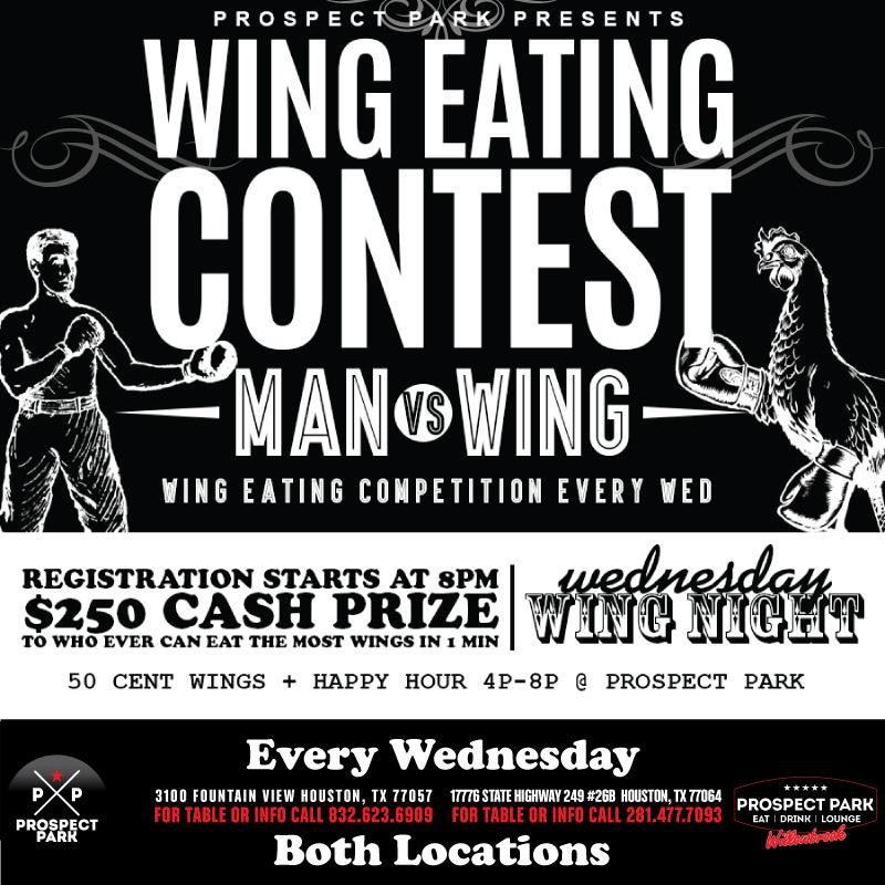 Prospect Park Wing Eating May 2016