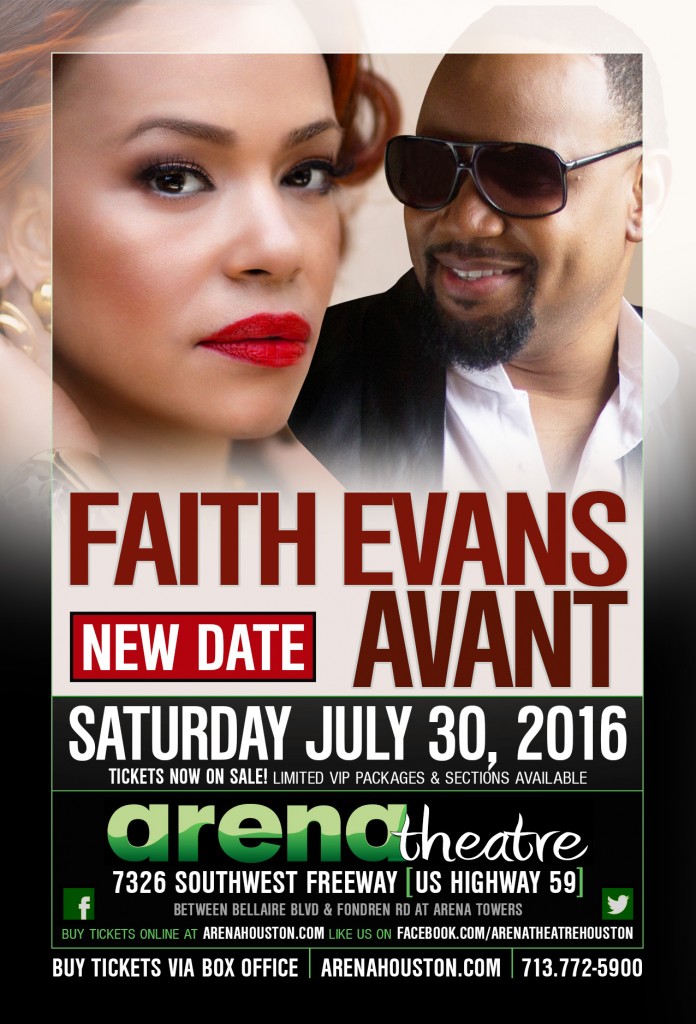 2016 Faith Evans & Avant at Arena Theatre