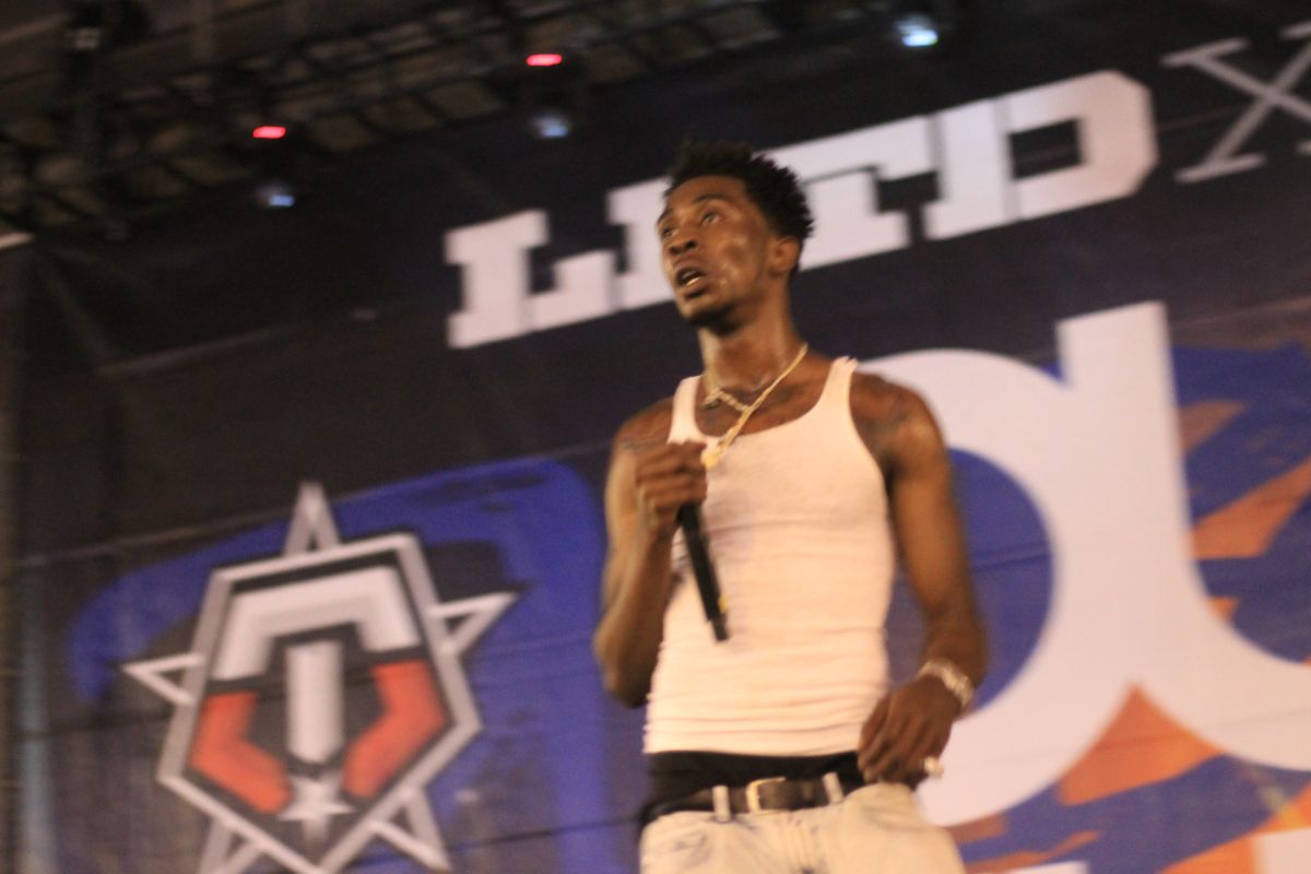 Desiigner at Dub Car Show