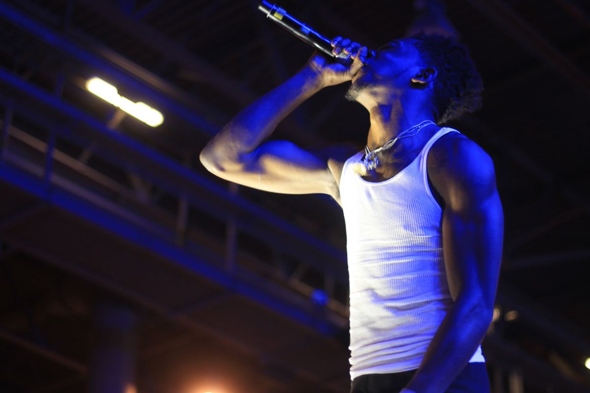 Desiigner at Dub Car Show