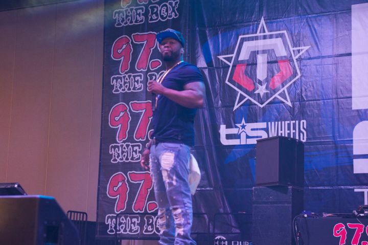 50 Cent at 97.9's Dub Car Show