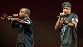 Jay-Z and Kanye West Perform at the Verizon Center