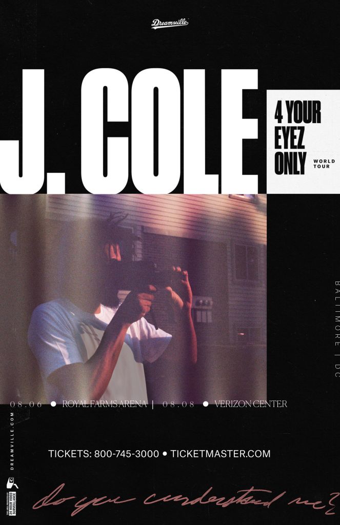 J. Cole For Your Eyez Only Flyer