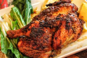 Brown Sugar & Garlic Roast Chicken