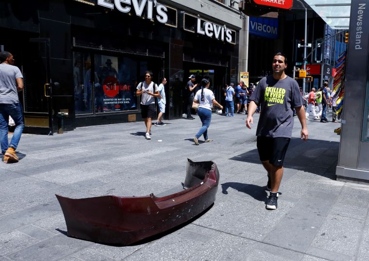 Vehicle plows into several pedestrians in Times Square of NY