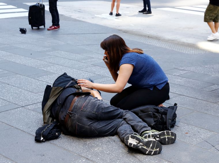 Vehicle plows into several pedestrians in Times Square of NY