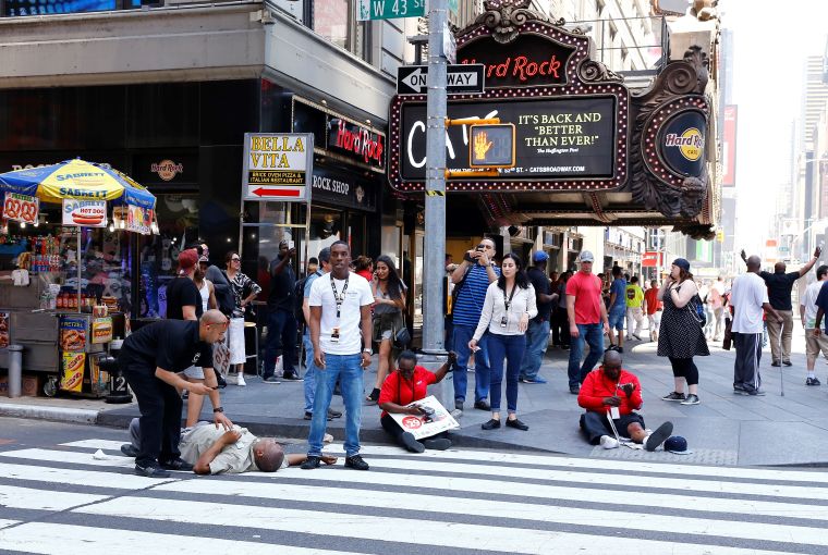 Vehicle plows into several pedestrians in Times Square of NY
