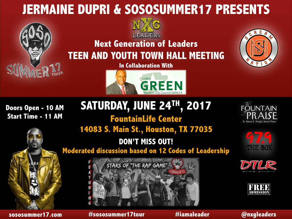 Jermaine Dupri & SoSoSummer17 Next Generation of Leaders