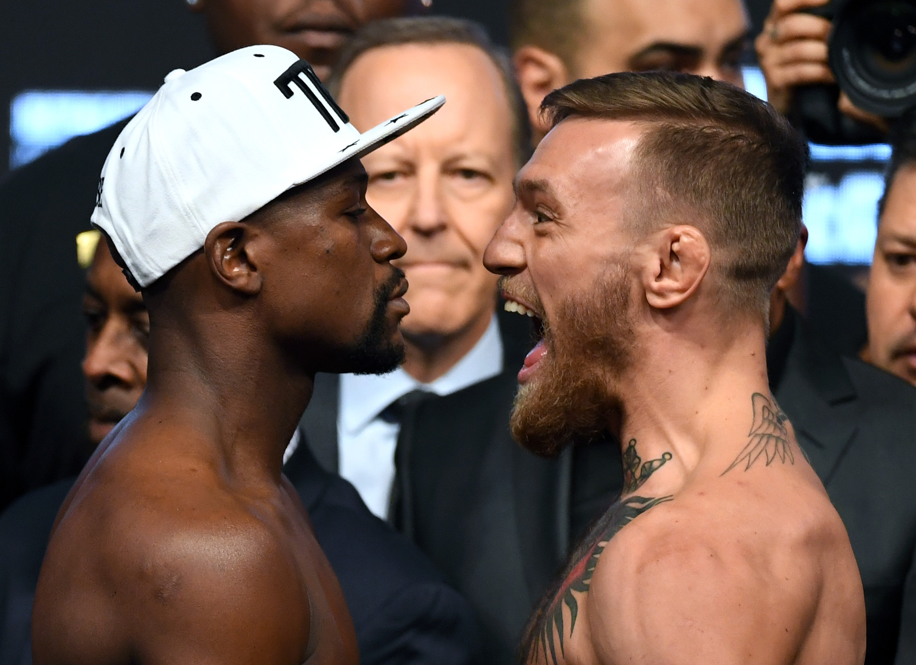 Floyd Mayweather Jr. v Conor McGregor - Weigh-in