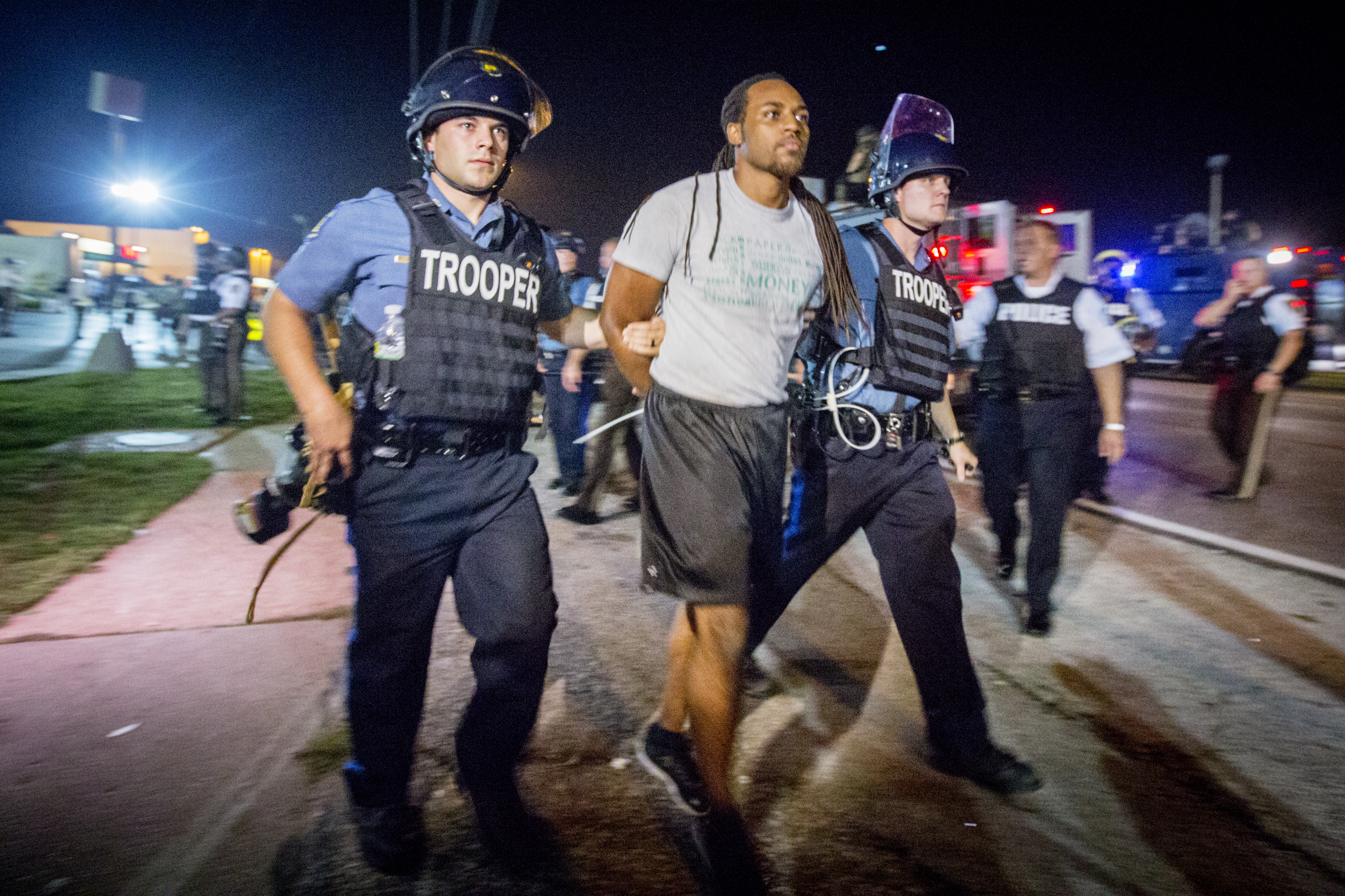 USA - Protests in Ferguson