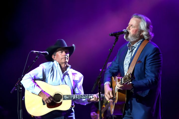 George Strait With Special Guests Miranda Lambert, Chris Stapleton, Lyle Lovett And Robert Early Keen At Hand In Hand Texas Benefit Concert