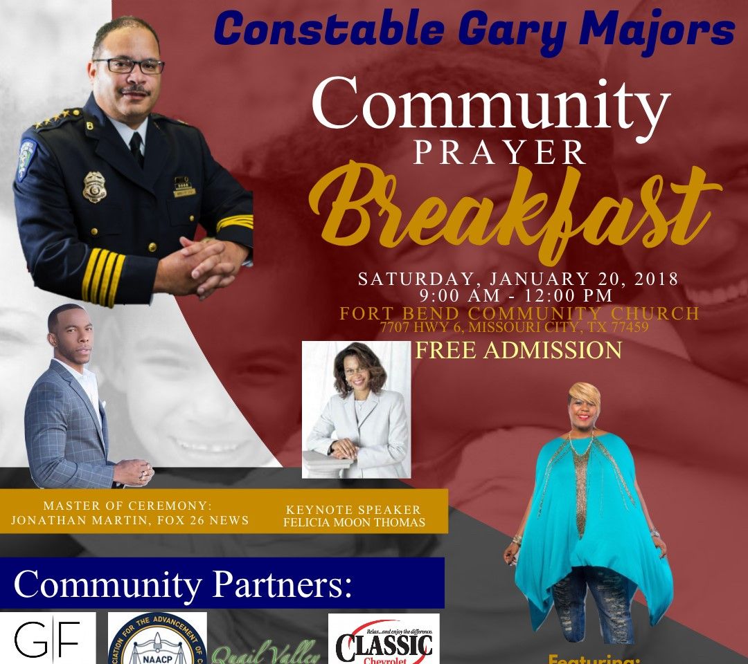 2018 Constable Gary Majors Prayer Breakfast
