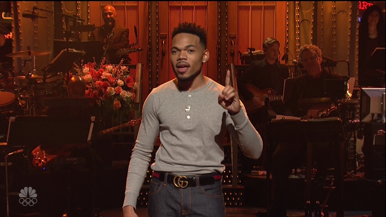 Chance the Rapper with musical guest Eminem hosts the 43nd season episode 6 NBC's 'Saturday Night Live'