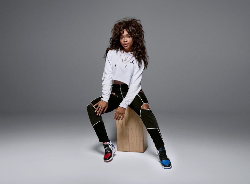 SZA in Jordan Brand gear 1