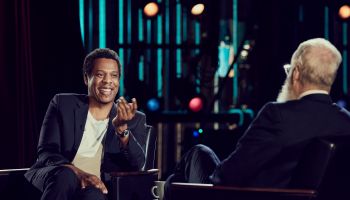 Jay-Z with David Letterman 1