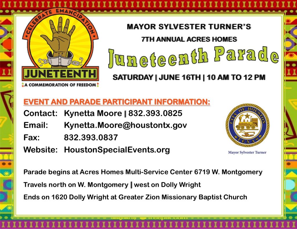 Acres Homes Juneteenth Parade