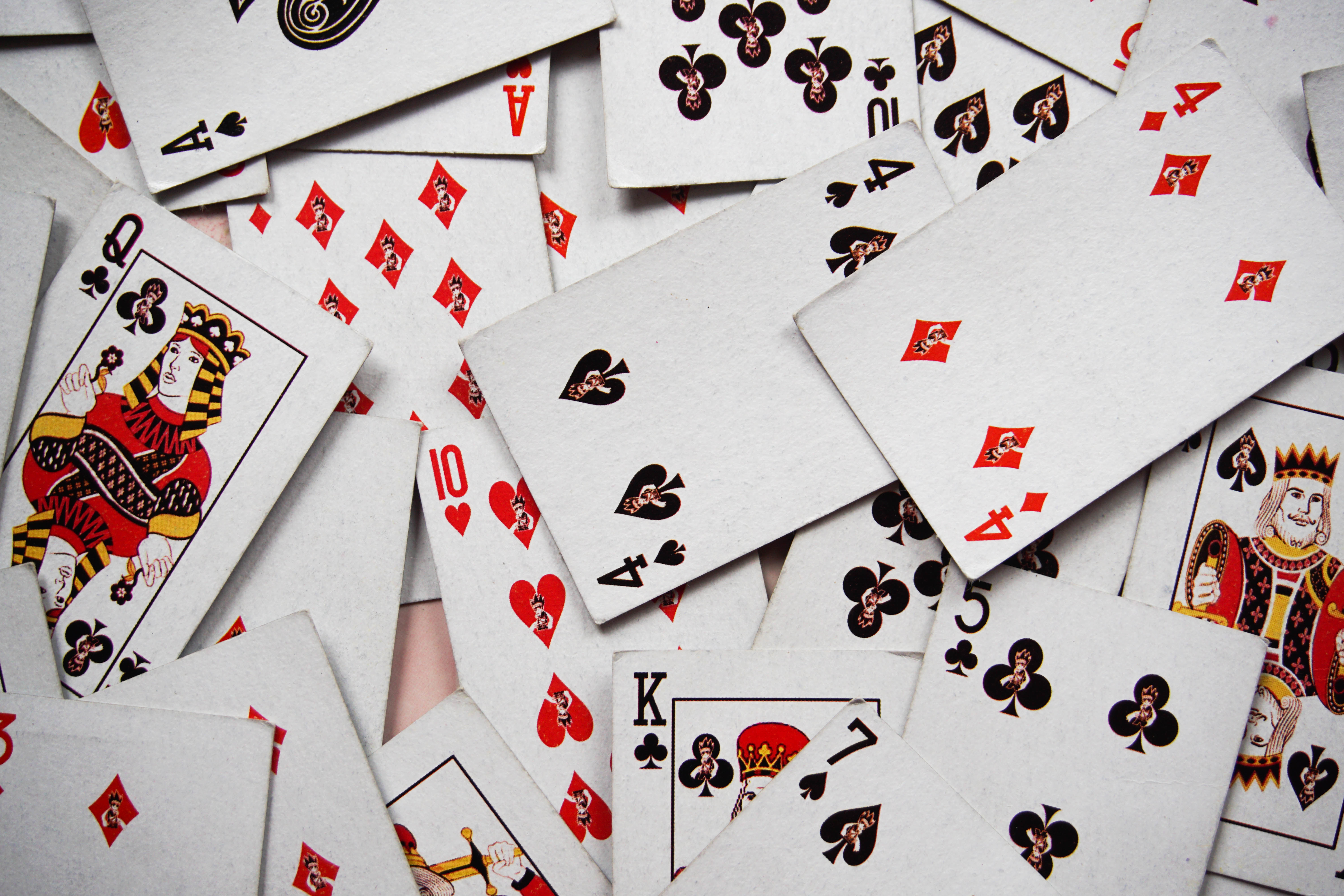 Full Frame Shot Of Cards