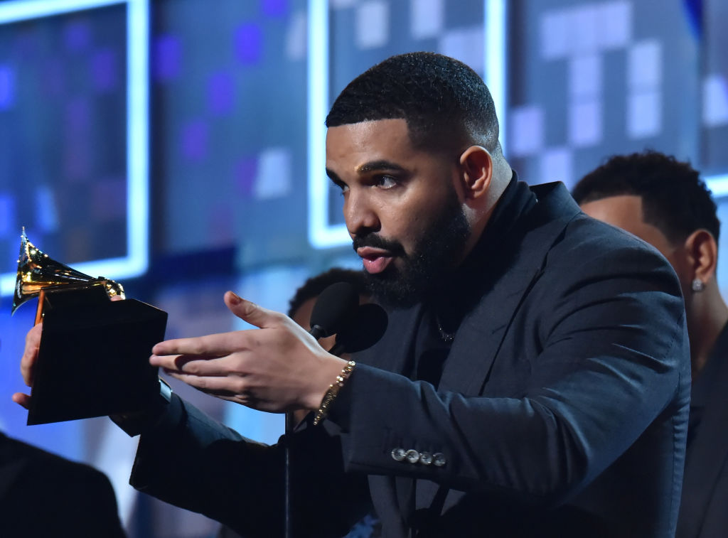 Drake Disses The Grammys In His Best Rap Song Acceptance Speech