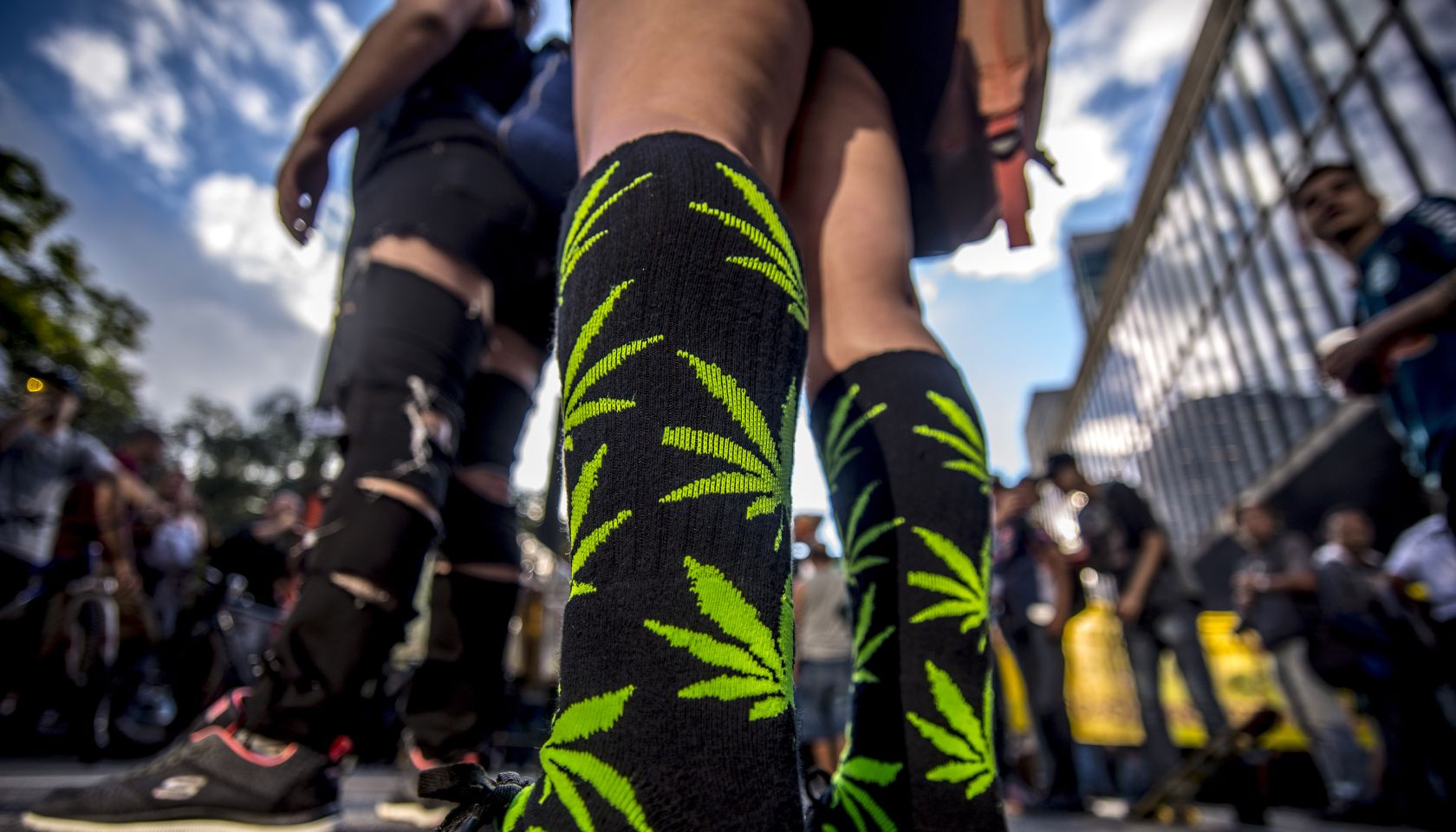 Marijuana March in Sao Paulo