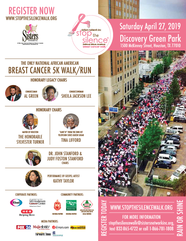 Sisters Network Stop the Silence Breast Cancer Walk