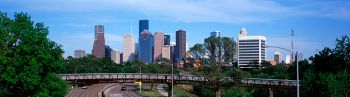 Panorama of Houston skyline