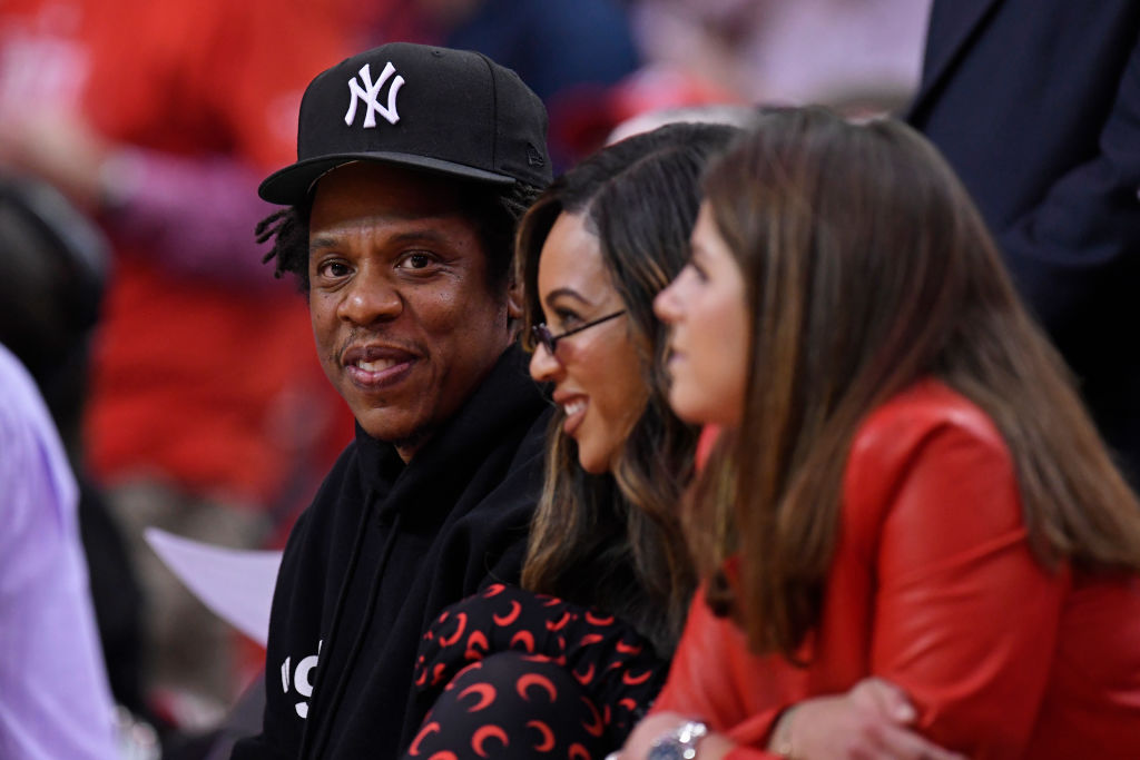 Beyonce and Jay-Z at Golden State Warriors NBA Playoffs